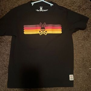 Psycho bunny by Robert Godley boys shirt , black , small size 7/8 100% cotton